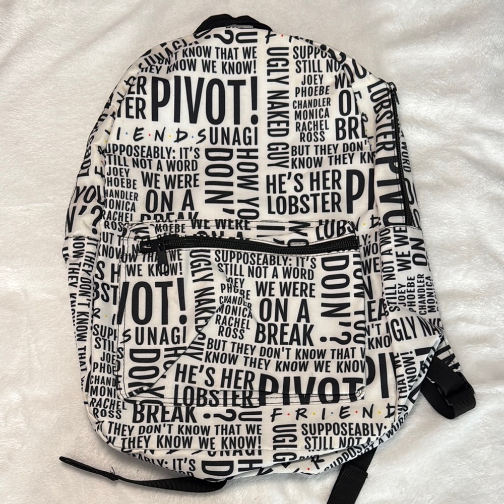 Friends Quote Backpack
